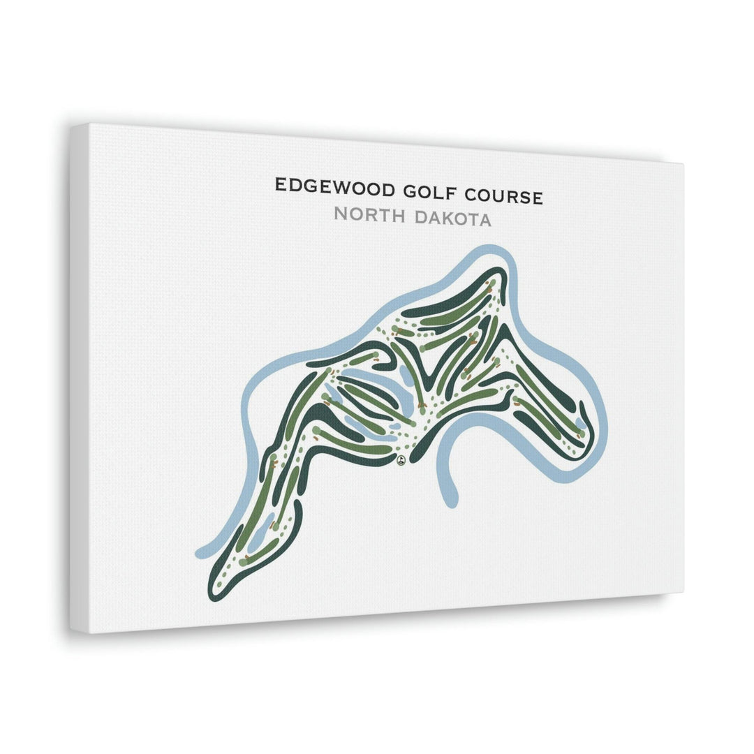 Edgewood Golf Course, North Dakota - Printed Golf Courses - Golf Course Prints