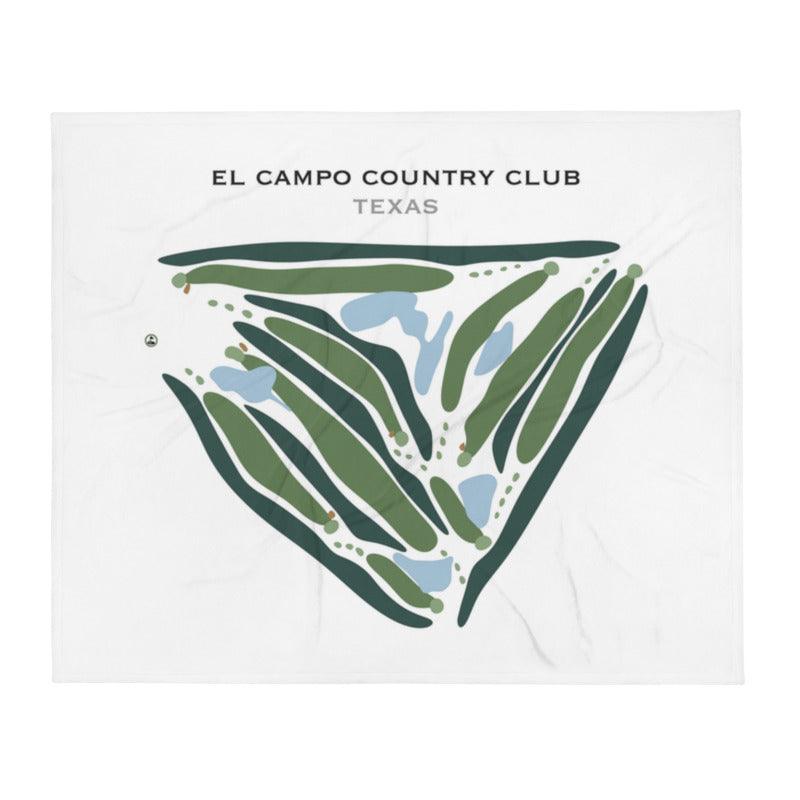 El Campo Country Club, Texas - Printed Golf Courses - Golf Course Prints