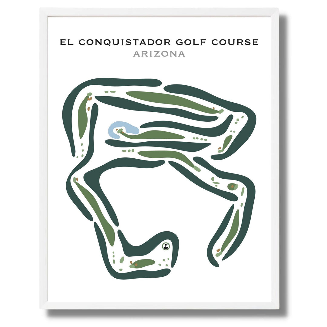 El Conquistador Golf Course, Arizona - Printed Golf Courses - Golf Course Prints