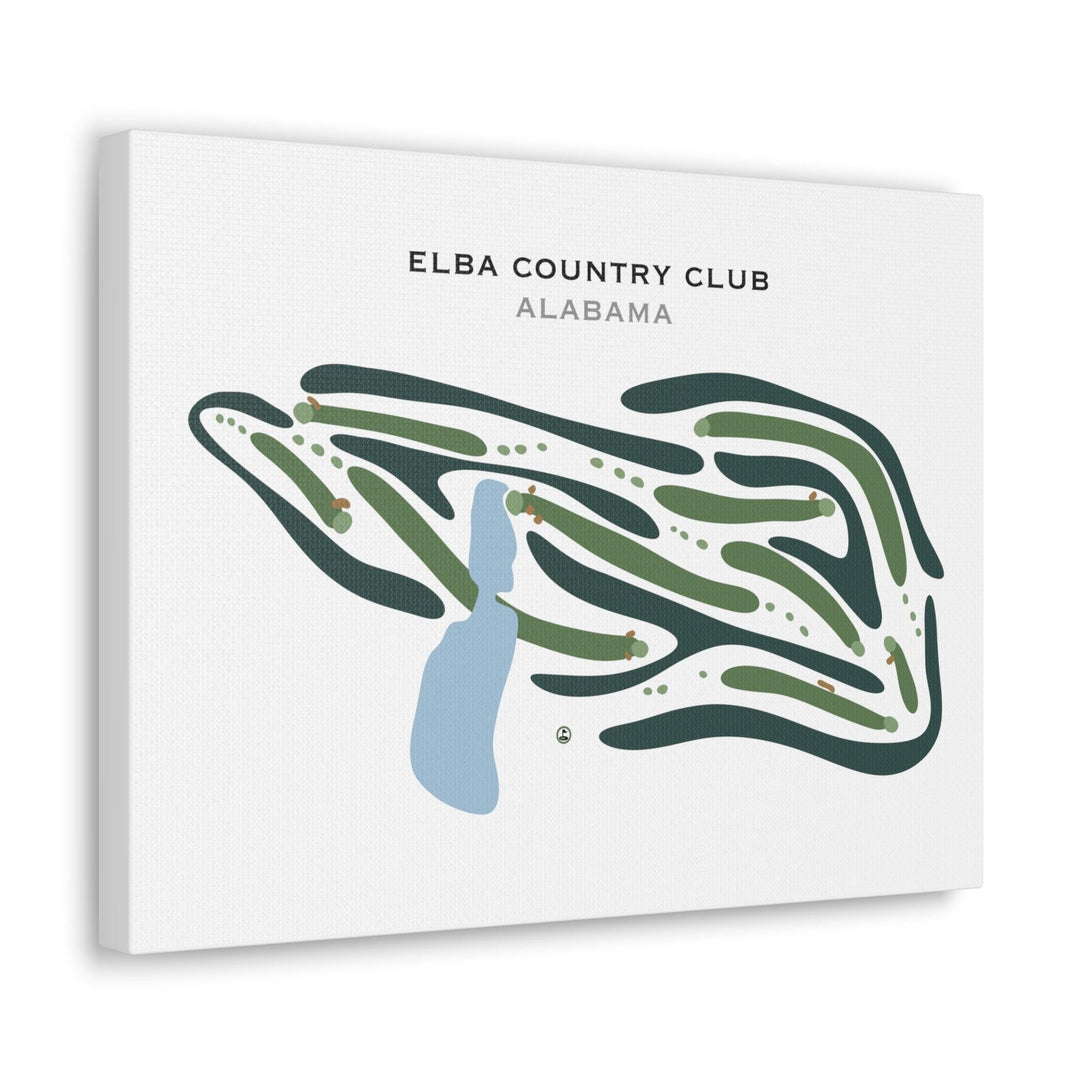 Elba Country Club, Alabama - Printed Golf Courses - Golf Course Prints