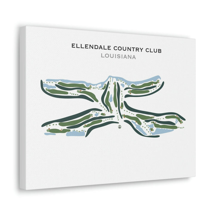 Ellendale Country Club, Louisiana - Printed Golf Courses - Golf Course Prints