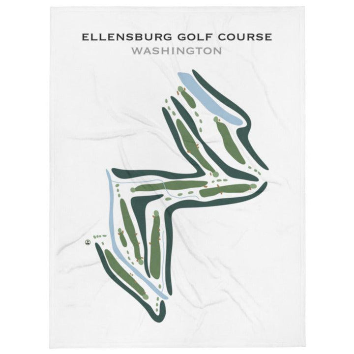 Ellensburg Golf Course, Washington - Printed Golf Courses - Golf Course Prints