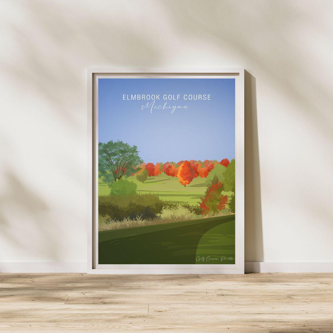 Elmbrook Golf Course, Michigan - Signature Designs - Golf Course Prints