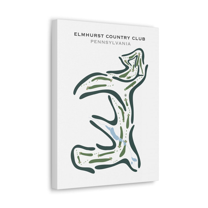 Elmhurst Country Club, Pennsylvania - Printed Golf Courses - Golf Course Prints