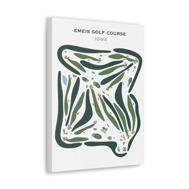 Emeis Golf Course, Iowa - Printed Golf Courses - Golf Course Prints