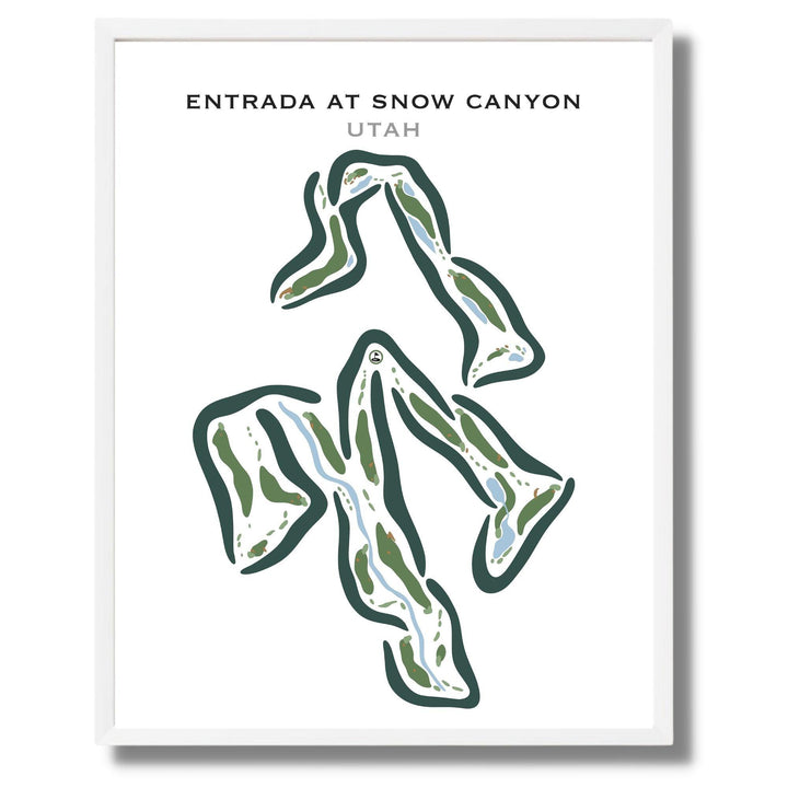 Entrada at Snow Canyon County Club, St George Utah - Printed Golf Courses - Golf Course Prints