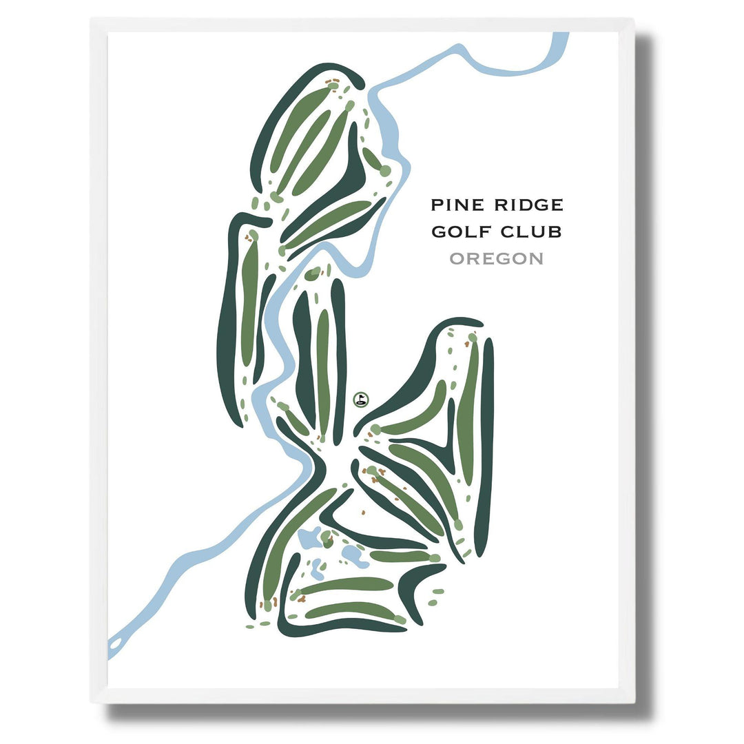 Pine Ridge Golf Club, Oregon - Printed Golf Courses - Golf Course Prints