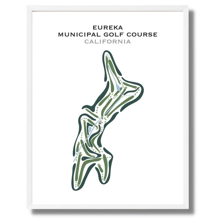 Eureka Municipal Golf Course, California - Printed Golf Courses - Golf Course Prints