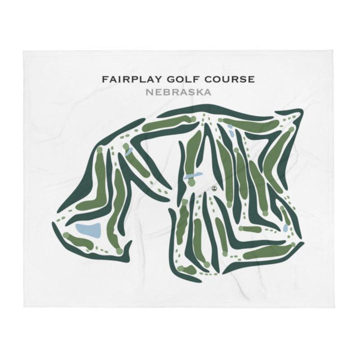 Fairplay Golf Course, Nebraska - Printed Golf Courses - Golf Course Prints