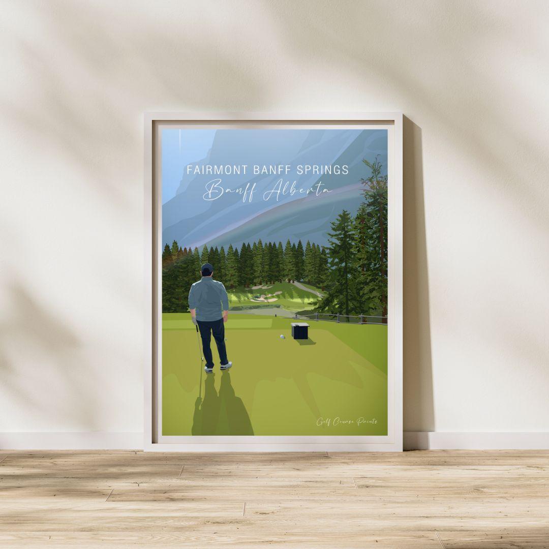Fairmont Banff Springs, Banff Alberta - Signature Designs - Golf Course Prints
