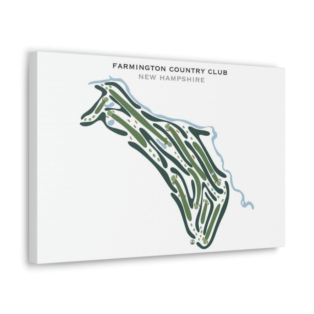 Farmington Country Club, New Hampshire - Printed Golf Courses - Golf Course Prints