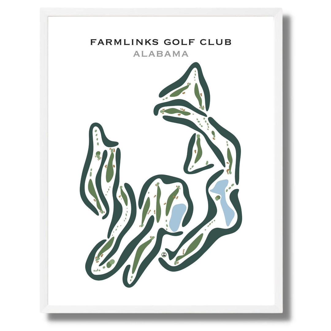 FarmLinks Golf Club, Alabama - Printed Golf Courses - Golf Course Prints