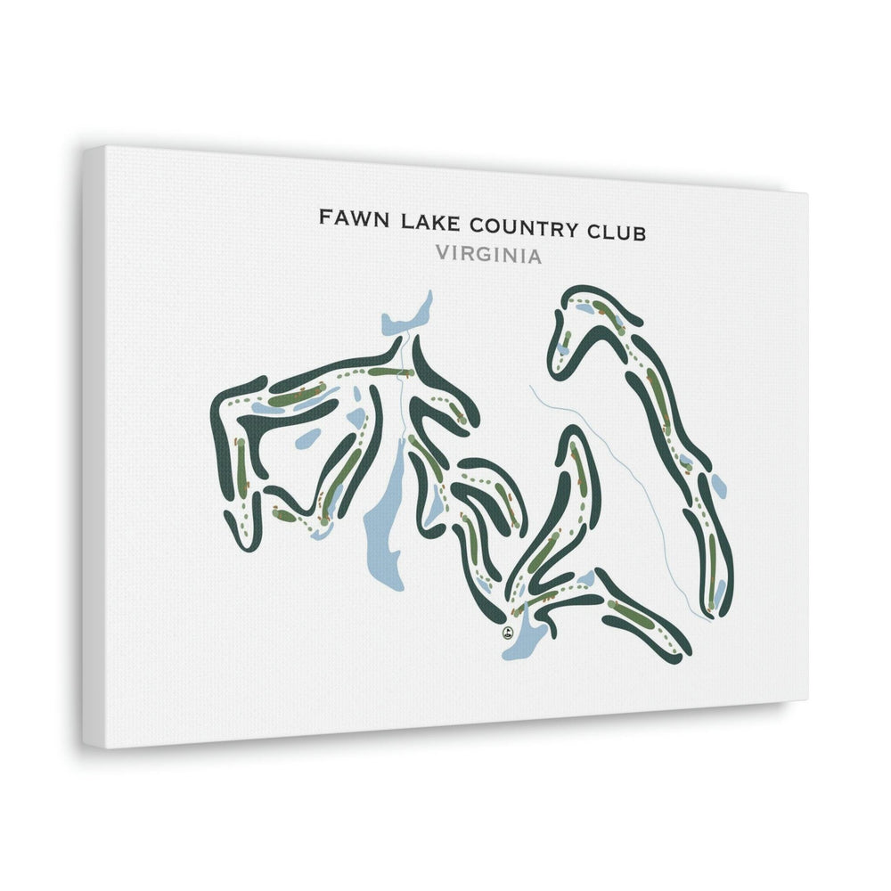 Fawn Lake Country Club, Virginia - Printed Golf Courses - Golf Course Prints