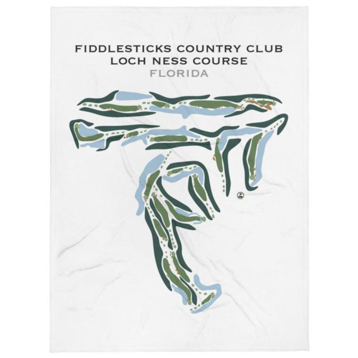 Fiddlesticks Country Club Loch Ness Course, Florida - Printed Golf Courses - Golf Course Prints