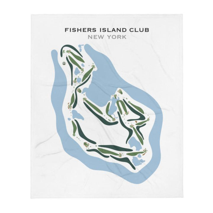Fishers Island Club, New York - Printed Golf Courses - Golf Course Prints
