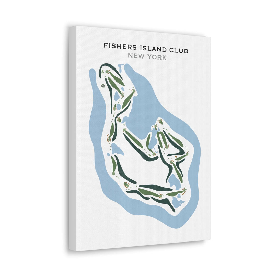 Fishers Island Club, New York - Printed Golf Courses - Golf Course Prints