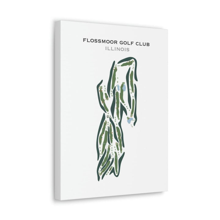 Flossmoor Golf Club, Illinois - Printed Golf Courses - Golf Course Prints