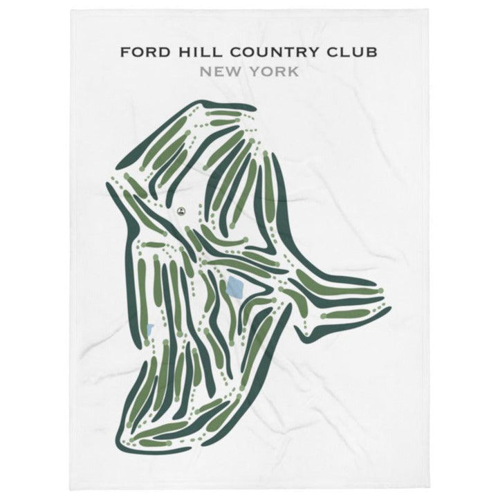 Ford Hill Country Club, New York - Printed Golf Courses - Golf Course Prints