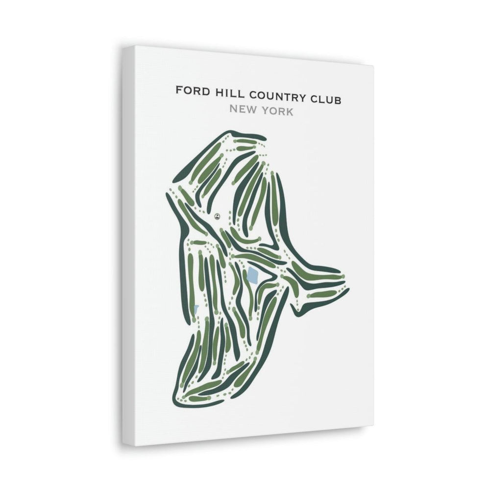 Ford Hill Country Club, New York - Printed Golf Courses - Golf Course Prints