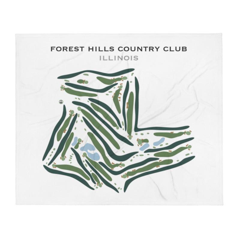 Forest Hills Country Club, Illinois - Printed Golf Courses - Golf Course Prints