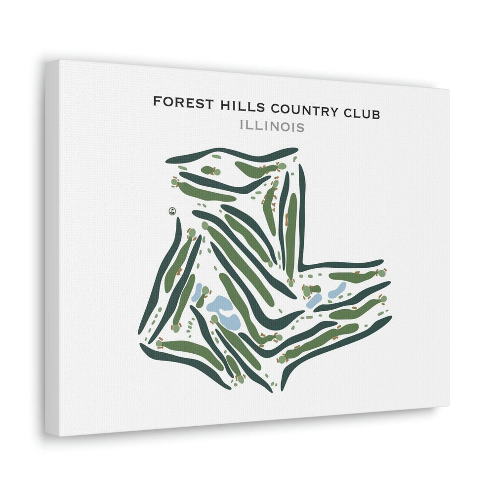 Forest Hills Country Club, Illinois - Printed Golf Courses - Golf Course Prints