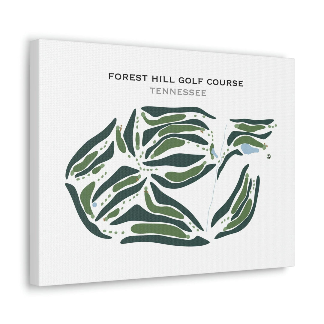Forest Hill Golf Course, Tennessee - Printed Golf Courses - Golf Course Prints