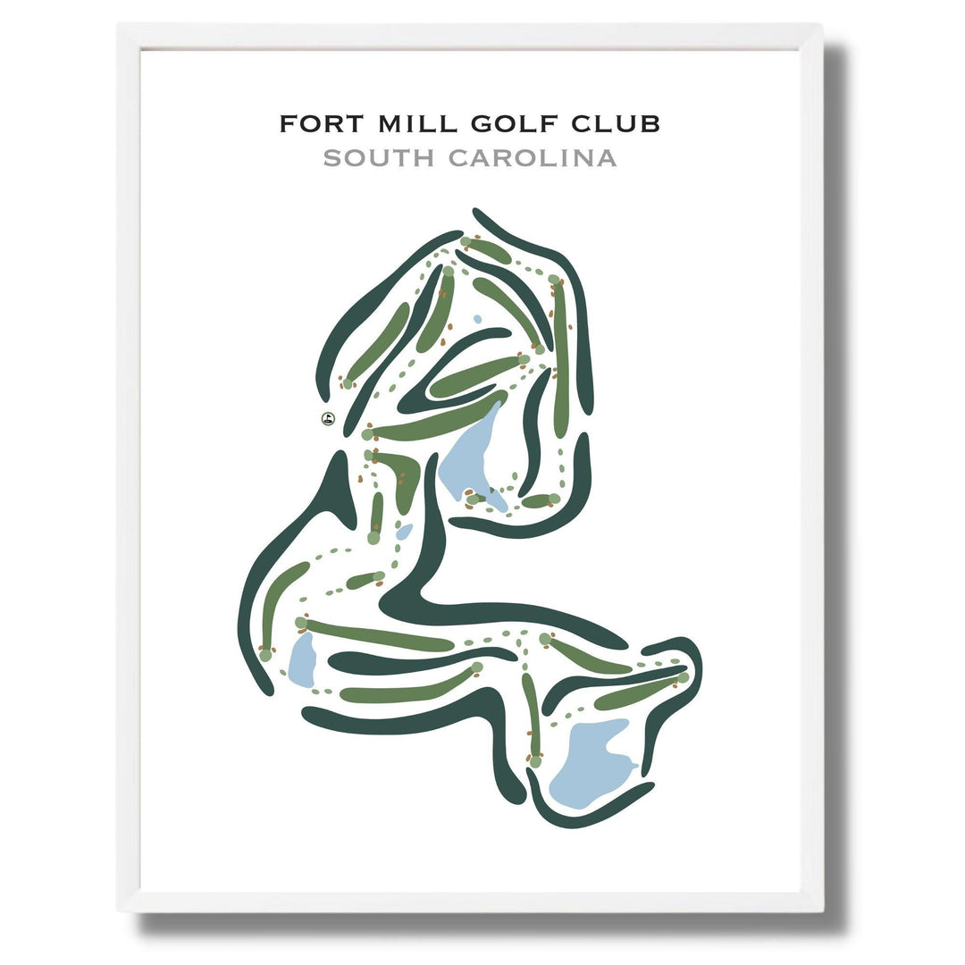 Fort Mill Golf Club, South Carolina - Printed Golf Courses - Golf Course Prints