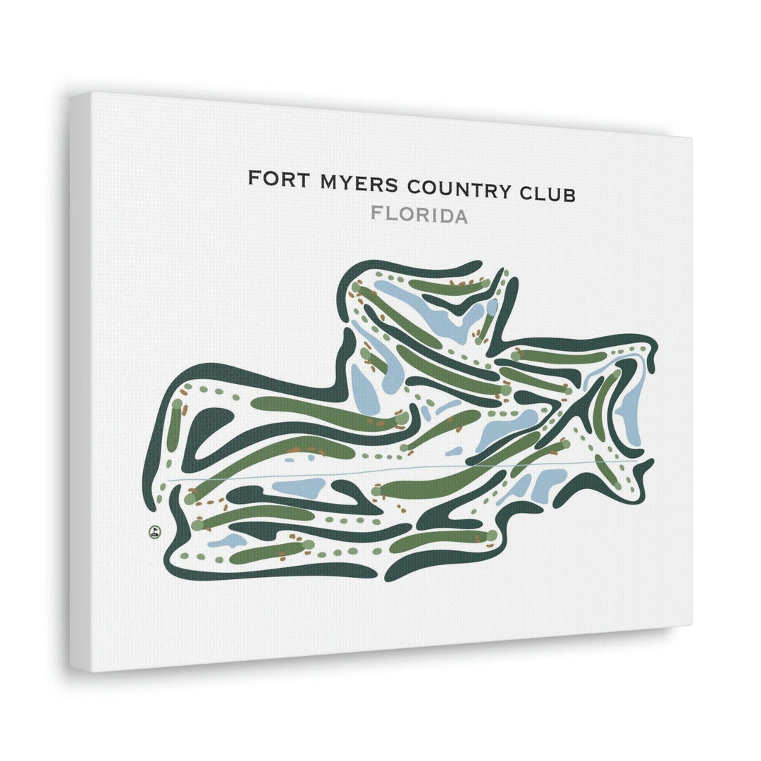 Fort Myers Country Club, Florida - Printed Golf Courses - Golf Course Prints