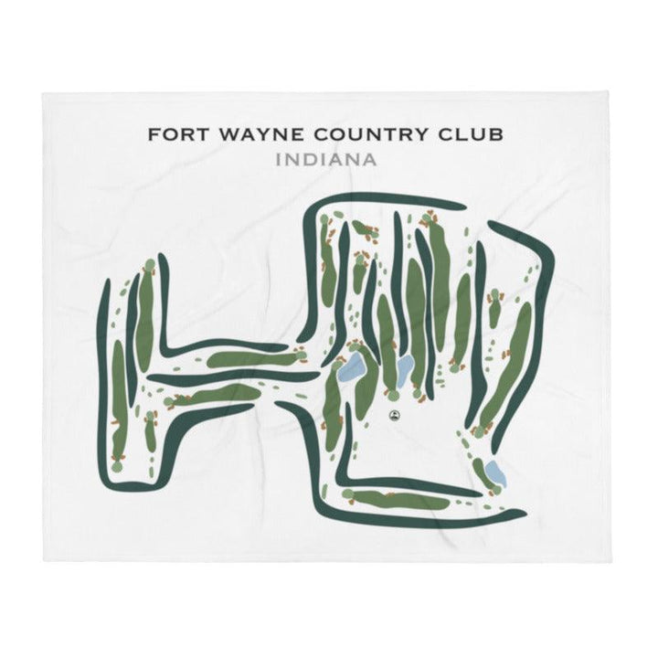 Fort Wayne Country Club, Indiana - Printed Golf Courses - Golf Course Prints