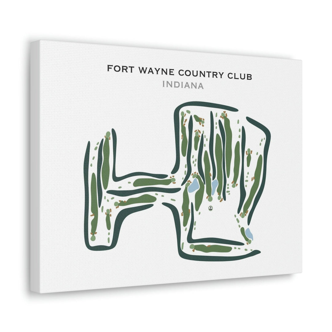 Fort Wayne Country Club, Indiana - Printed Golf Courses - Golf Course Prints