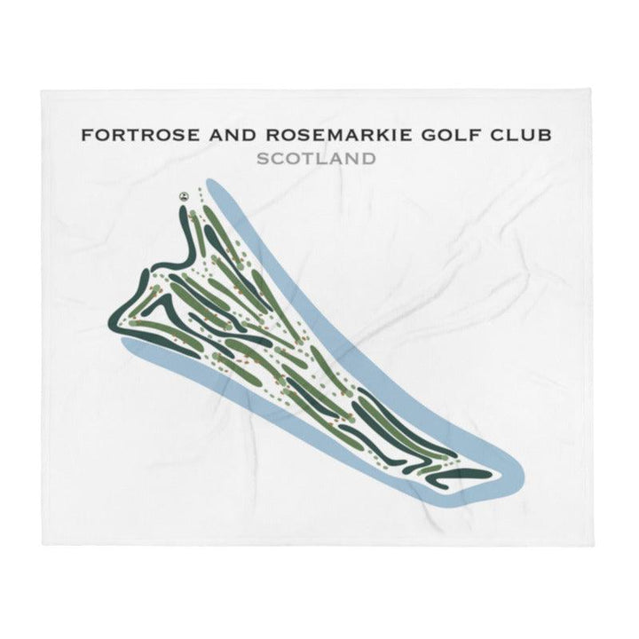 Fortrose & Rosemarkie Golf Club, Scotland - Printed Golf Courses - Golf Course Prints
