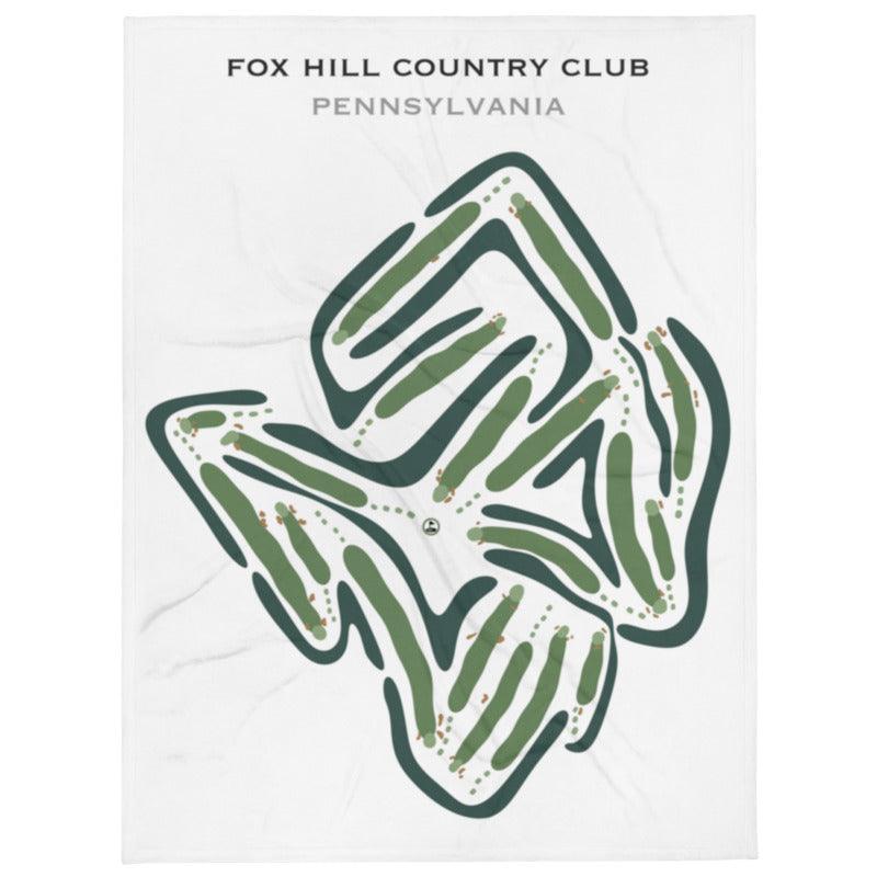 Fox Hill Country Club, Pennsylvania - Printed Golf Courses - Golf Course Prints