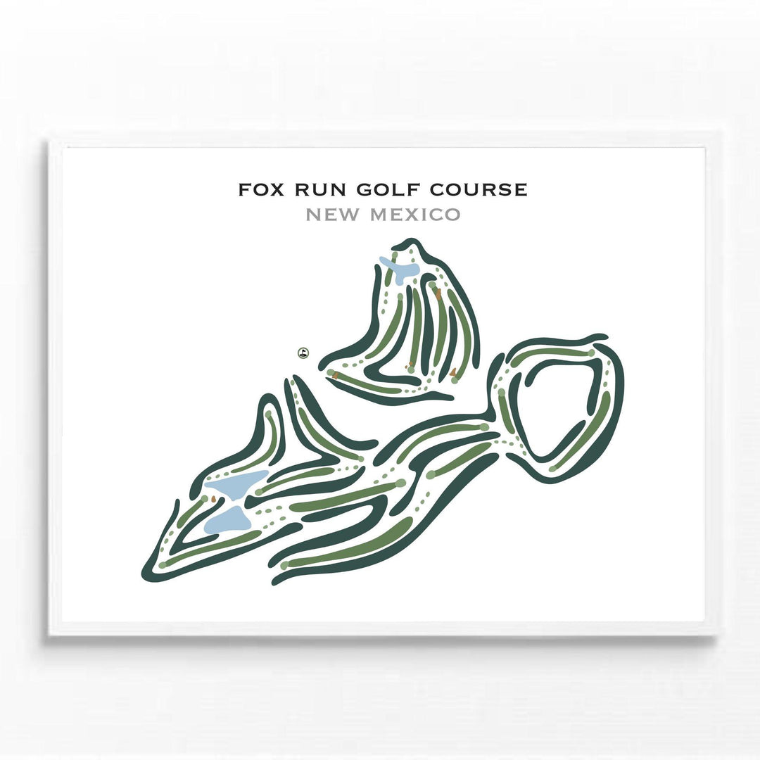 Fox Run Golf Course, New Mexico - Printed Golf Courses - Golf Course Prints