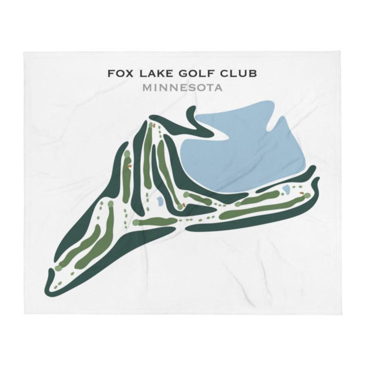 Fox Lake Golf Club, Minnesota - Printed Golf Courses - Golf Course Prints