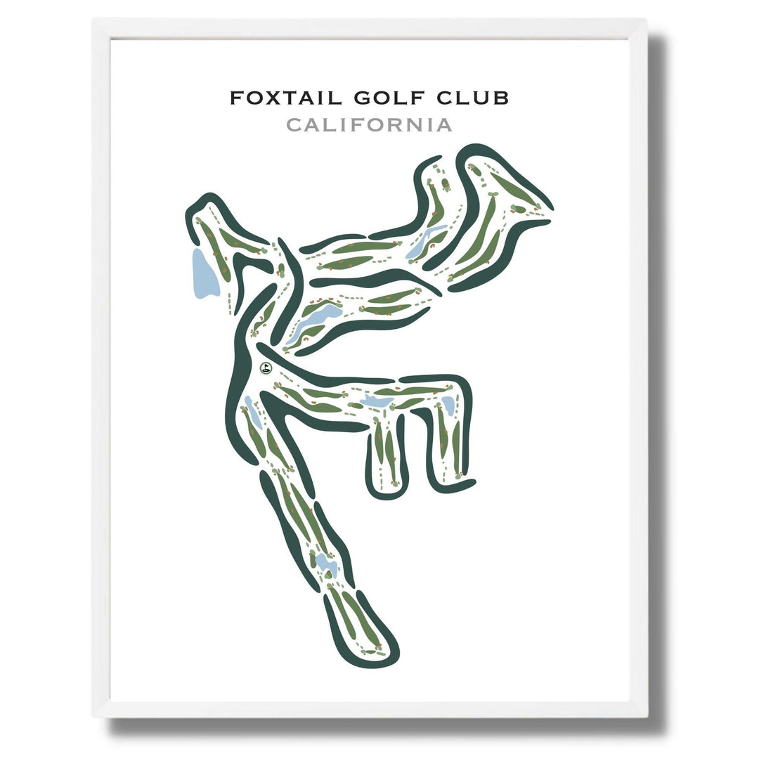 Foxtail Golf Club, California - Printed Golf Courses - Golf Course Prints