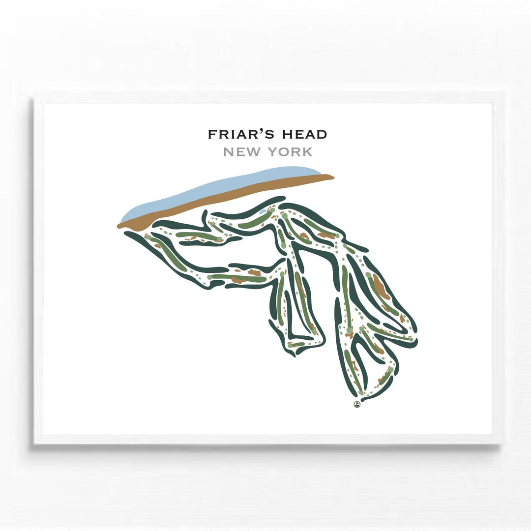 Friar's Head, New York - Printed Golf Courses - Golf Course Prints