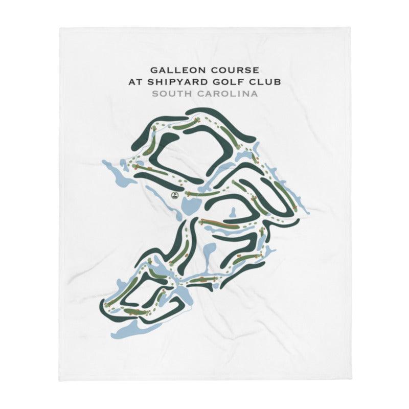 Galleon Course at Shipyard Golf Club, South Carolina - Printed Golf Courses - Golf Course Prints