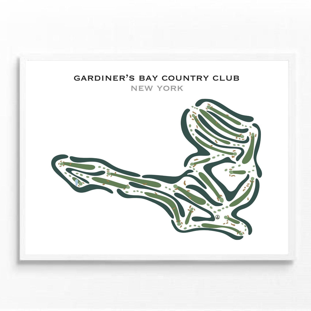 Gardiner's Bay Country Club, New York - Printed Golf Courses - Golf Course Prints