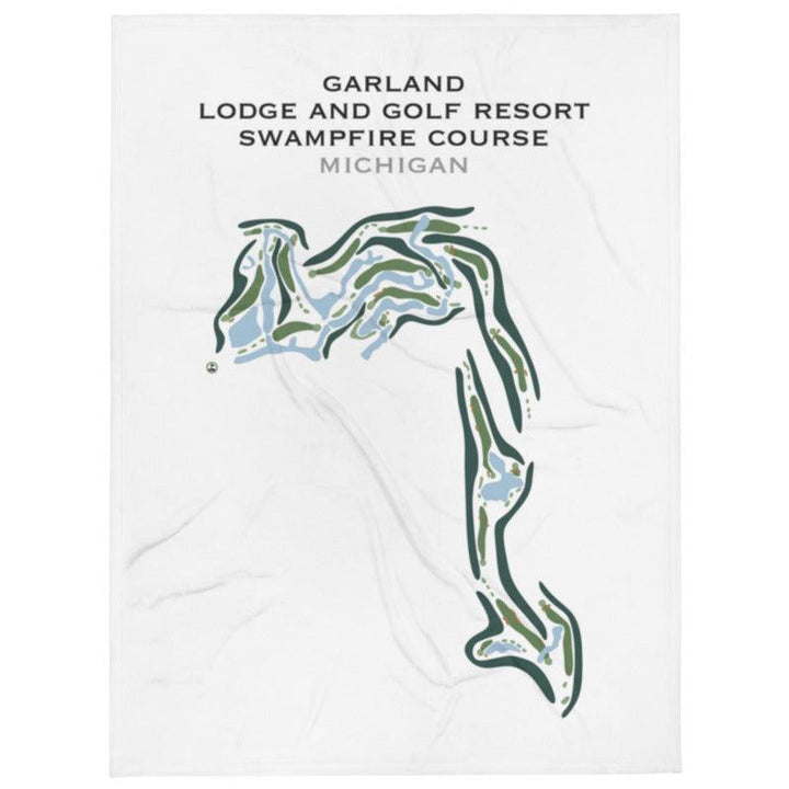 Garland Lodge and Golf Resort Swampfire Course, Michigan - Printed Golf Courses - Golf Course Prints
