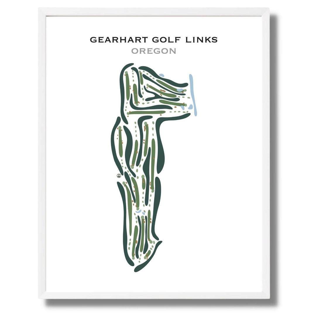 Gearhart Golf Links, Oregon - Printed Golf Courses - Golf Course Prints