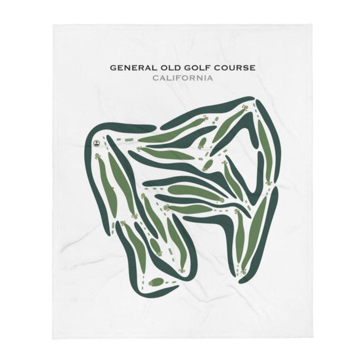 General Old Golf Course, California - Printed Golf Courses - Golf Course Prints