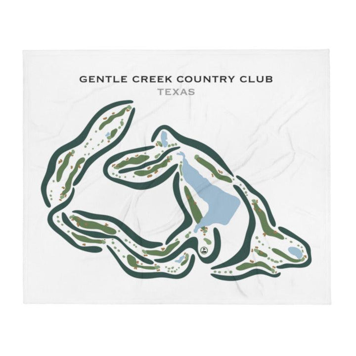 Gentle Creek Country Club, Texas - Printed Golf Courses - Golf Course Prints