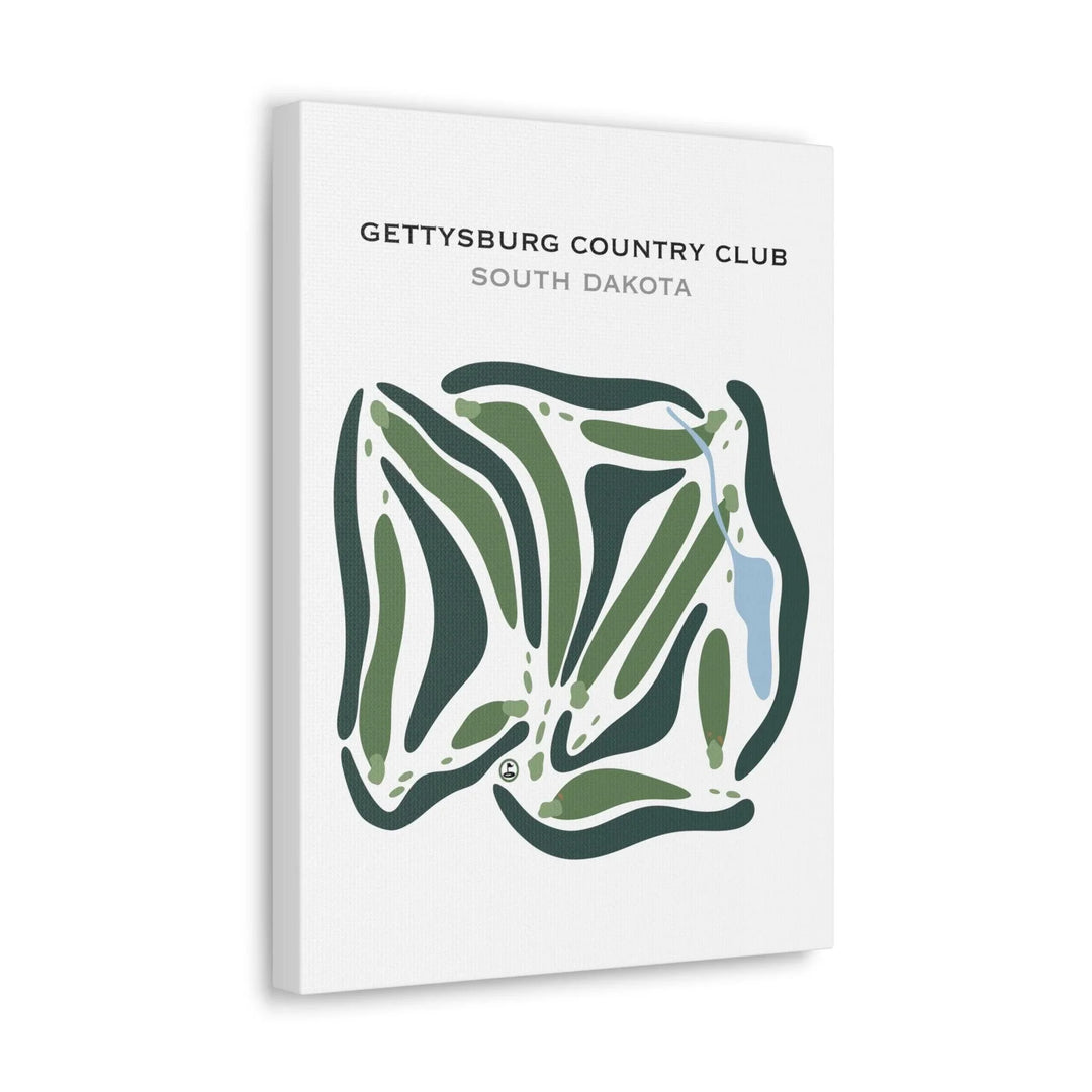 Unique design of Gettysburg Country Club, South Dakota Golf Course Prints