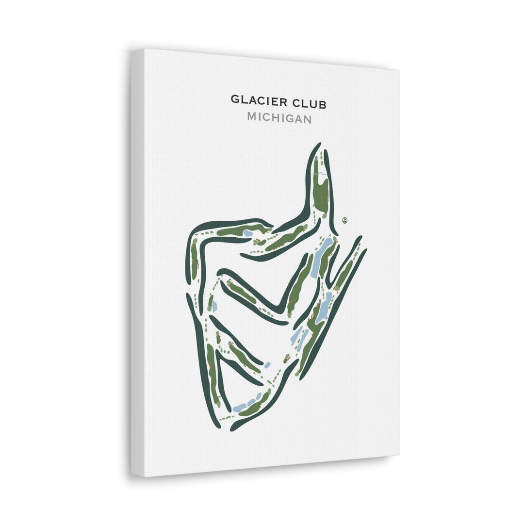 Glacier Club, Michigan - Printed Golf Courses - Golf Course Prints