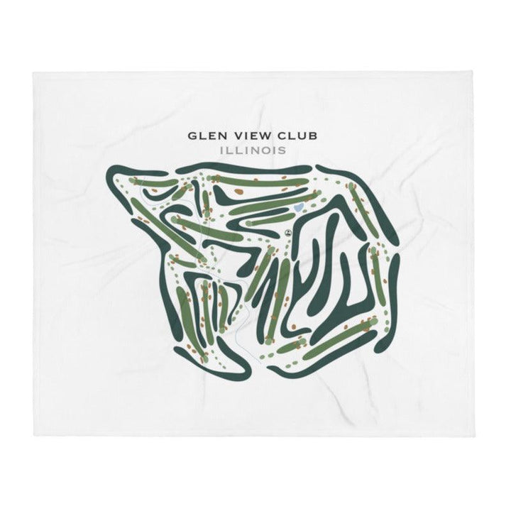 Glen View Club, Illinois - Printed Golf Courses - Golf Course Prints