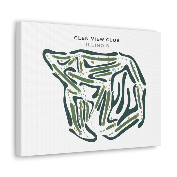 Glen View Club, Illinois - Printed Golf Courses - Golf Course Prints