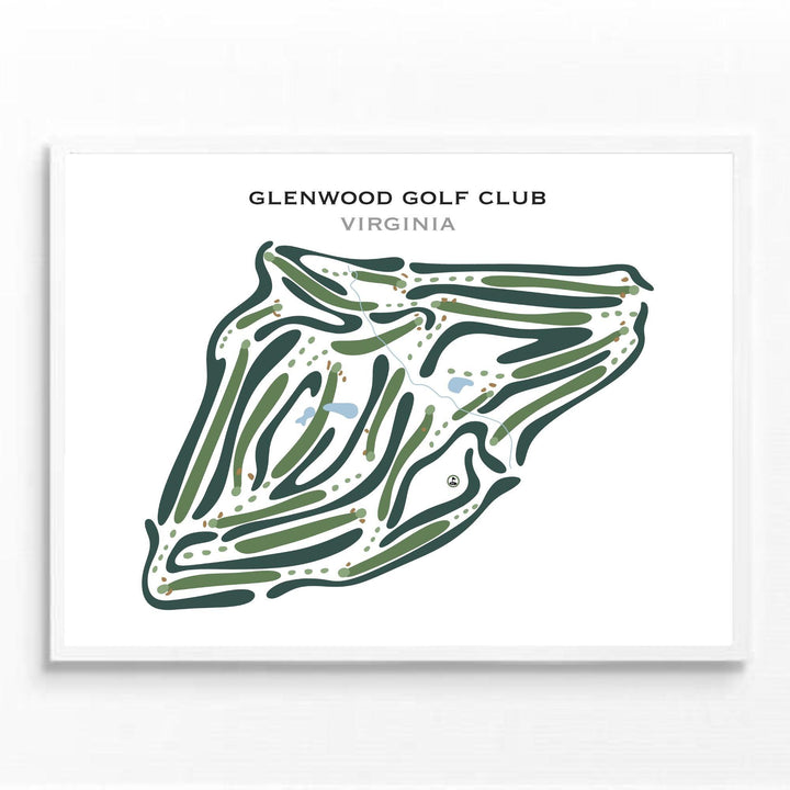 Glenwood Golf Club, Virginia - Printed Golf Courses - Golf Course Prints