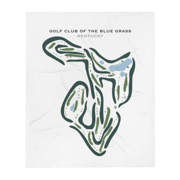 Golf Club of The Blue Grass, Kentucky - Printed Golf Courses - Golf Course Prints