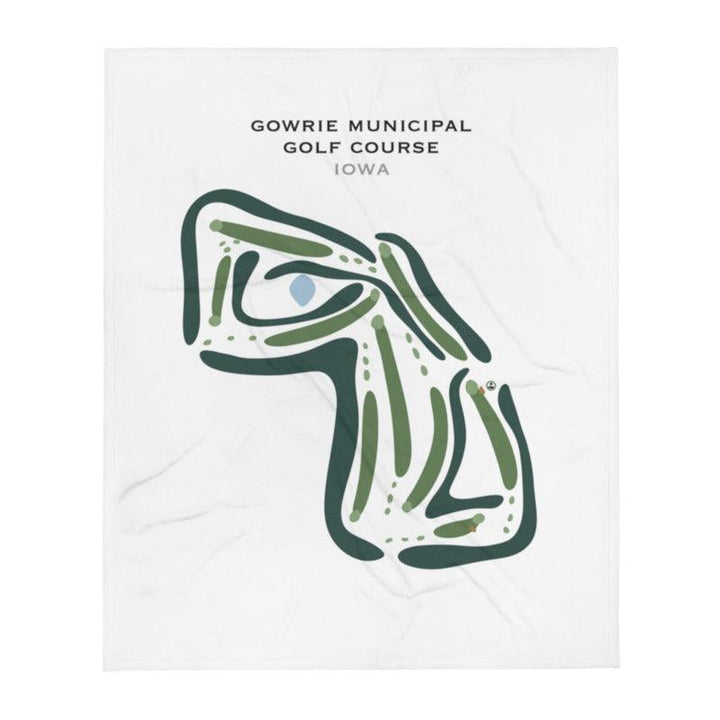 Gowrie Municipal Golf Course, Iowa - Printed Golf Courses - Golf Course Prints