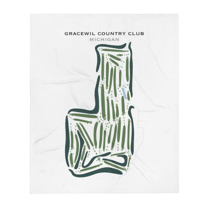 Gracewil Country Club, Michigan - Printed Golf Courses - Golf Course Prints